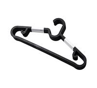 SPRUTTIG - Juego de 10 Perchas de plástico Negro con Gancho Fijo IKEA