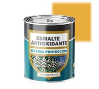 SPSIL Esmalte Antioxidante Oro 750ml Directo sobre Óxido Pintura Antióxido Metal Hierro Uso Exterior e Interior