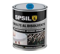 SPSIL Esmalte Sintético al Disolvente Antioxidante Azul Ancla 750ml, Directo sobre Óxido sin Imprimación - Secado Rápido para Madera y Metal - Interior y Exterior - Alto Rendimiento 8m²/L