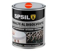 SPSIL Esmalte Sintético al Disolvente Antioxidante Naranja 750ml, Directo sobre Óxido sin Imprimación - Secado Rápido para Madera y Metal - Interior y Exterior - Alto Rendimiento 8m²/L