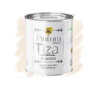 SPSIL Pintura a la Tiza Blanco Roto 750ml Multiusos Sin Lijado, Secado Rápido Lavable Ecológica, Mate Vintage para Madera Metal Yeso, Interiores Exteriores Bricolaje y Renovación de Muebles