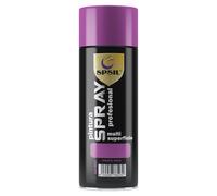 Spsil Pintura en Spray Profesional 400ml - Multifunción para Metal, Madera, Cartón, Cerámica y Más - Amplia Gama de Colores y Acabados Violet 400 ml (pack of 2)