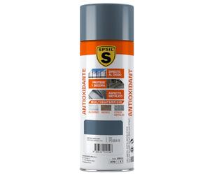 SPSIL Pintura Imprimación Antióxido en Spray Gris Oscuro 200ml - Mejora la Adherencia de la pintura - Aplicación Directa al Óxido - Previene la Corrosión - Secado Rápido