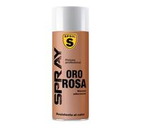 SPSIL Pintura Spray Brillante Oro Rosa(pack of 1) 400ml, Metal Secado RápidoPintura Profesional Interior Exterior, Aplicación Fácil en Madera Plástico, DIY Decoración Muebles Automóviles