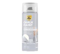 SPSIL Pro Chalk Paint Spray Gris Nube 400ml-Pintura en Spray Ultra Mate a la Tiza,Efecto Retro y Vintage para Muebles de Madera, Metal,Cerámica,Imprimación en Spray