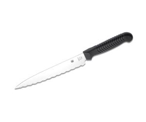 Spyderco ste-k04sbk cuchillo utilitario de cocina de hoja dentada spyd