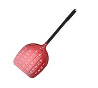 SQIANKUN Pala Pizza Pala for pizza de aluminio anodizado duro 12 a 14 pulgadas con mango corto y cuadrada, antiadherente(Red 12inch 84cm)