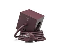 Square 1 Dual USB C & Magnetic Base 30W 180 cm Mulberry Red (Bauhaus) Rojo