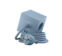 Avolt Regleta eléctrica Square 1. toma de corriente y USB-C 30W 3 m Shark Blue