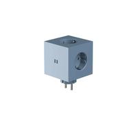 Square 2 Socket Shark Blue