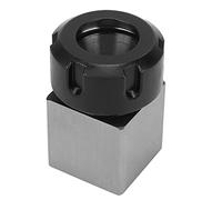 Square Collet Chuck Block | High Accuracy 0.015 CNC Lathe Tool Holder | Carbon Steel Chuck for CNC Machines/Long Parts/Quick Clamping | ER25 ER32 ER40 Styles (ER40)