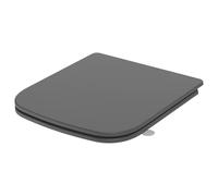 SREWOHS PRO Asiento WC Cuadrado Duroplast Softclose Gris 42,3x36,1 cm