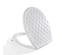 SREWOHS PRO Asiento WC Forma O PP Cierre Suave Doble Quick Release
