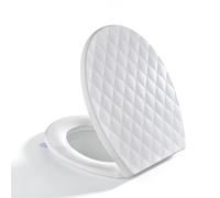 SREWOHS PRO Asiento WC Forma O PP Cierre Suave Quick Release 44,6x37,1 cm