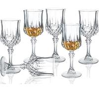Srgeilzati Vasos Cordial Con Tallo - Jerez, Oporto, Chupito y Limoncello de Cristal - 1.75 Onzas (Juego de 6)