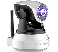 Sricam Italia Cámara IP SP017-S, cámara de vigilancia HD, cámara P2P inalámbrica de 3 MP, visión nocturna, detección de movimiento, SriHome