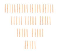 Srliya 50 Uds. De Pasadores Redondos De Madera Acanalada para Cajón De Armario, Varillas M6 X 30/40/50mm (M6*50(50PCS))