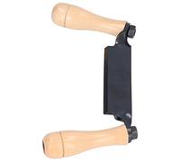Srliya Cuchillo Recto de Acero de Tungsteno Duradero, Fácil Operación, de Madera Seguro, Herramienta de Afeitado para Poste de Valla de Madera (8 pulgadas)