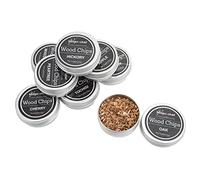 Srliya Kit de Ahumador de Cócteles con Virutas de Madera para Whisky, 8 Uds., Chips Ahumadores para Bebidas Ahumadas
