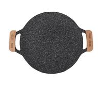 Srliya Sartén Redonda Antiadherente para Parrilla de Barbacoa, Placa de Barbacoa de Alta Transferencia de Calor para Entusiastas del Aire Libre (Extra grande 32,7 X 24,4 X 31,5 pulgadas)