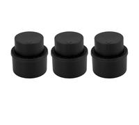 Srliya Tapón de Botella de Soda, 3 uds., Tipo Prensa Profesional, Sellado, Cubiertas Reutilizables para Botellas de Bebidas (Negro)