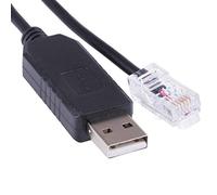 SRNE ML2430 Cargador Solar MPPT Controlador de Cargador Solar USB RS232 Serial Caontroller USB RS232 Seble 6P6C Convertidor Cable Adaptador Convertidor 6 pies con FTDI Chipset Soporte para Win