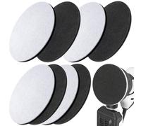 SRunDe 8 Piezas 150mm Almohadillas de Pulido para Lijadora Orbital Fieltro | Pulido Accesorio de Pulido 150mm para Pulir Pintura de Coche Llantas Cristal Mármol Muebles Compatible con Bosch Festool