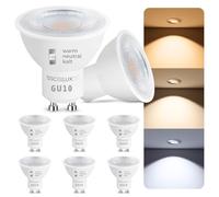 SSC-LUXon 10 Stück LumiFLEX GU10 LED lámpara 3 en 1 Lichtfarben warm + | Se sustituye en un solo gesto, sin herramientas ni aplicaciones, para una comodidad luminosa inmediata y un ahorro de energía