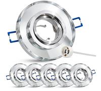 SSC-LUXon MIRELLA - Foco LED empotrable orientable, redondo, cristal espejo, lote