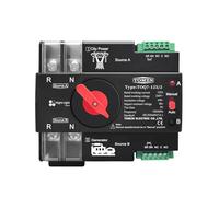 SSDXFJZR Interruptor Selector de Transferencia de Potencia Dual, Carril de Serie de luz Nocturna, 220V, 230V, 2P, 63A, 100A, 125A(100A)