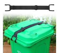 SSIMIDAPT Cerradura para Tapa de Cubo de Basura, Cierres para Cubos de Basura Contra Animales, para Evitar Daños Causados por Mapaches, Perros, Ardillas y Viento