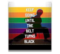 SSOPTMCB The Way of the Motivational Poster Canvas Painting Wall-Art for Home Gym Study Room Inspirational Decor(Unframed,16x24inch(40x60cm))
