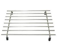 SSW 477259 - Posavasos para ollas, sartenes, moldes para Horno, Fabricado en Acero Inoxidable, Protege la Superficie del Calor, fácil de Limpiar, tamaño: 24 x 19 cm