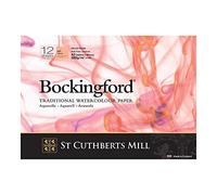 ST CUTHBERTS MILL Bockingford Satinado Blanco A3 Bloc
