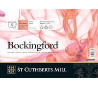 ST CUTHBERTS MILL Bockingford Satinado Blanco A4 Bloc