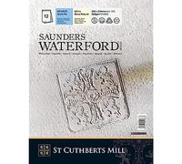 St Cuthberts Mill – Bloc papel acuarela Saunders Waterford 300 g/m² grano fino blanco 20 hojas