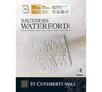 ST CUTHBERTS MILL Saunders Waterford Grano Grueso Blanco 31x41cm Bloc
