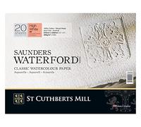 ST CUTHBERTS MILL Saunders Waterford Satinado Extrablanco 31x23cm Bloc