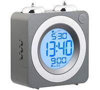 St. Leonhard Relojes despertadores - Despertador Digital Ruidoso Radio: Despertador Digital por Radio, 2 Horas de Alarma, Alarma de días de la Semana (Lunes a Viernes, Extra Fuerte, más Fuerte)