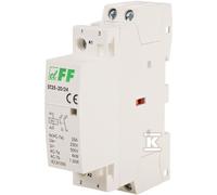 Contactor modular - F&F - ST25-20/24 - 2 contactos NO - 25 A - Bobina 24 V AC