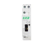 Contactor modular en bus ST25-20-M 2 x NO 25 A 250 V CA contactor modular con control manual, montado en rieles F&F