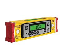 STABILA Nivel de burbuja digital TECH 196 DL, 23 cm, resistente al agua y al polvo IP67, 2 pantallas digitales, sin calibración, modos de visualización: °,%, mm/m, in/ft, bolsa