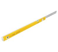 STABILA Nivel de burbuja telescópico tipo 80 T, 90-149 cm, perfil de aluminio con sistema telescópico, 1 nivel horizontal, 1 nivel vertical, tope antideslizante integrado. Fabricado en Alemania