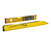 Stabila Nivel de burbuja digital TECH 196 DL – IP67, 2 pantallas, 40 cm, con bolsa