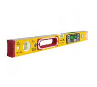 STABILA TECH 196M DL - Nivel de burbuja digital (resistente al agua y al polvo, IP67, 2 pantallas digitales, sin calibración, con bolsa, 61 cm)
