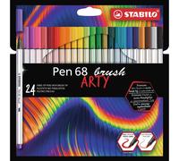 STABILO 568/24-21-20. Set de 24 pinceles STABILO Pinselstift Pen 68, modelo ARTY