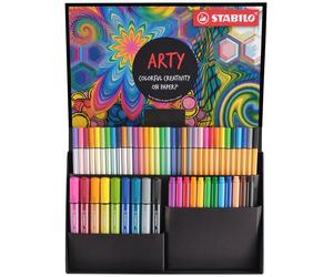 STABILO ARTY, set creativo, 55 piezas, multicolor