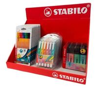 Stabilo Bandeja Expositora Surtido Point 88 + Boss Original Pastel + Swing Cool Pastel
