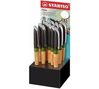 Stabilo Bolígrafo Grow 0.5 Verde Musgo/Roble Tinta Azul (Expositor de 12 unidades)