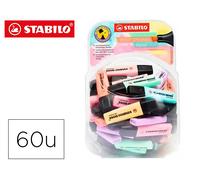 Stabilo Boss 70 Pastel Expositor Bombonera de 60 Unidades Surtidas